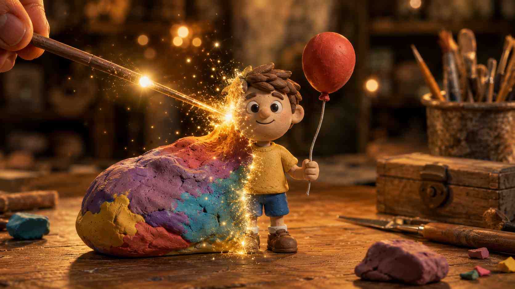 The Magic of Claymation: Turning Text into Tactile Stop-Motion Animations with AI