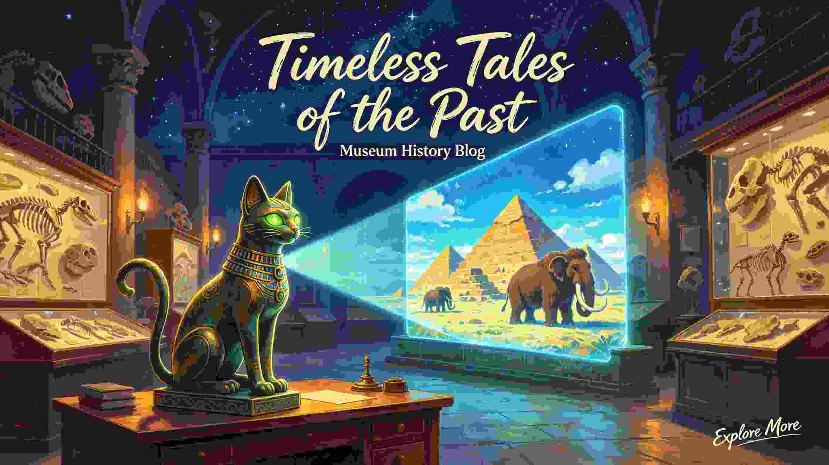 Museum Night at Home: Bringing Extinct Creatures and Ancient Artifacts to Life via KiVi AI