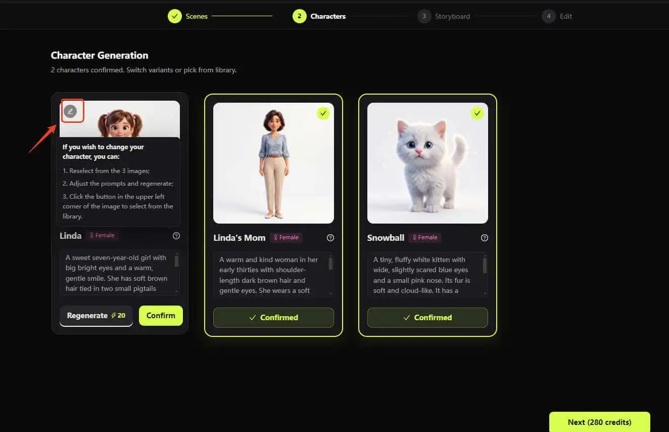 KiVi AI designe your own character