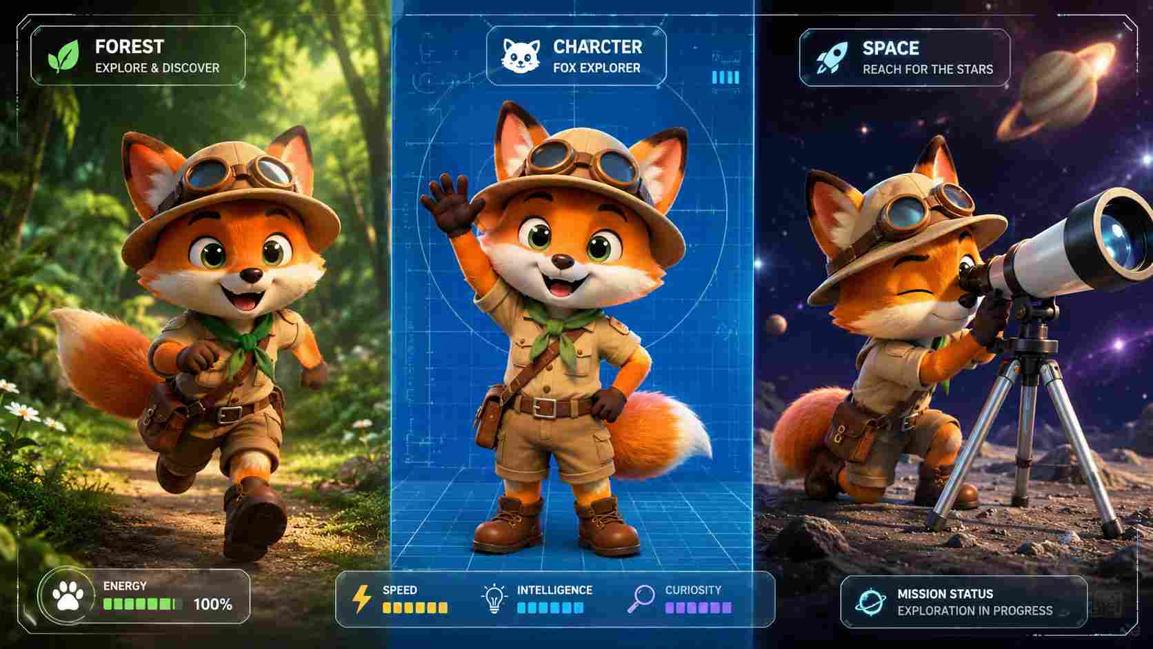 How to Build a Recognizable Cartoon Character Brand for YouTube Kids with AI