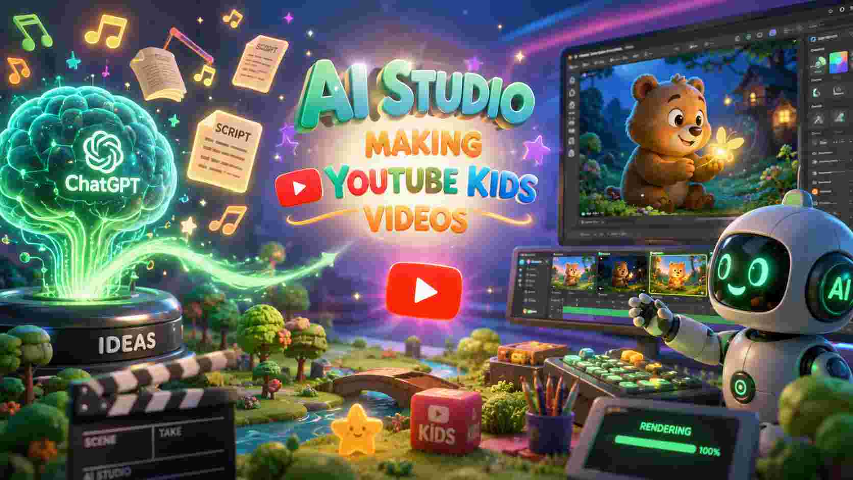 Zero to 1M Views: Building a Viral Kids Channel with ChatGPT & KiVi AI