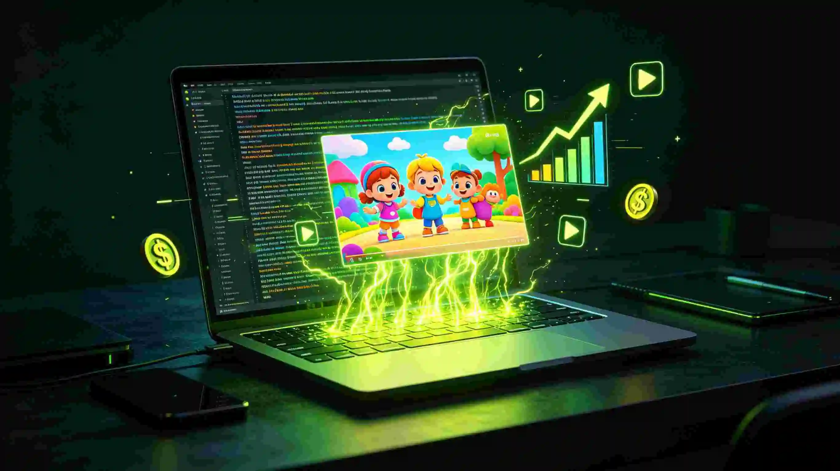 Build a Faceless YouTube Kids Channel Using AI Animation