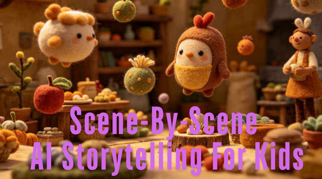 Scene-by-Scene AI Storytelling for Kids: Turn Scripts into Animated Videos