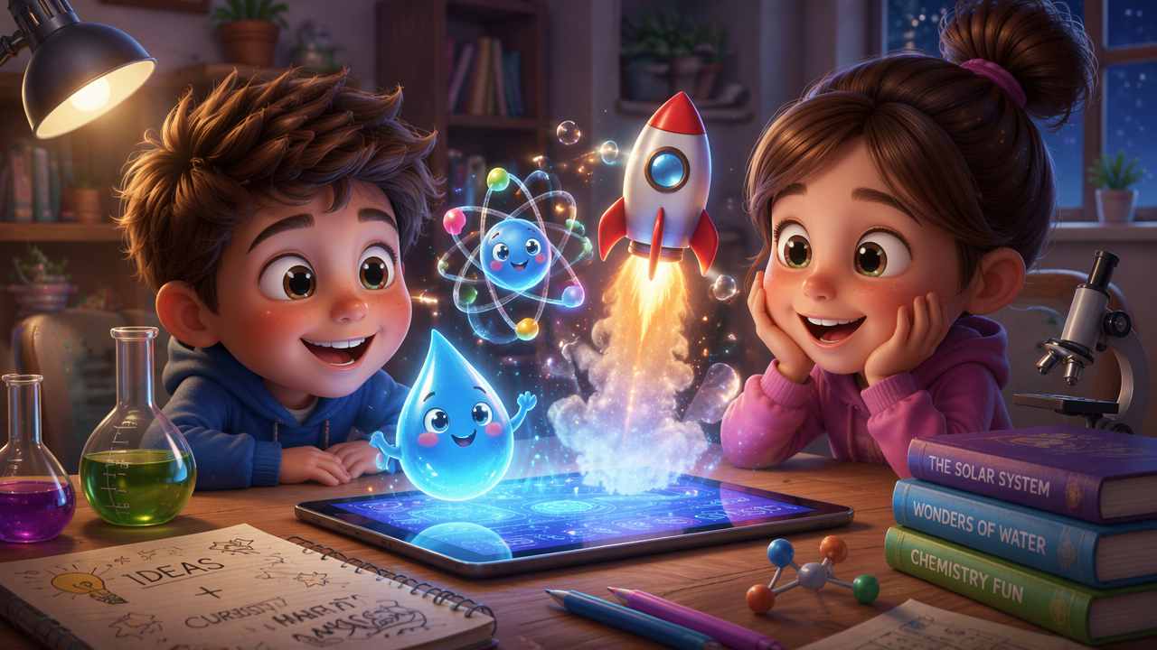 How to Explain Science to Kids Using an AI Cartoon Generator