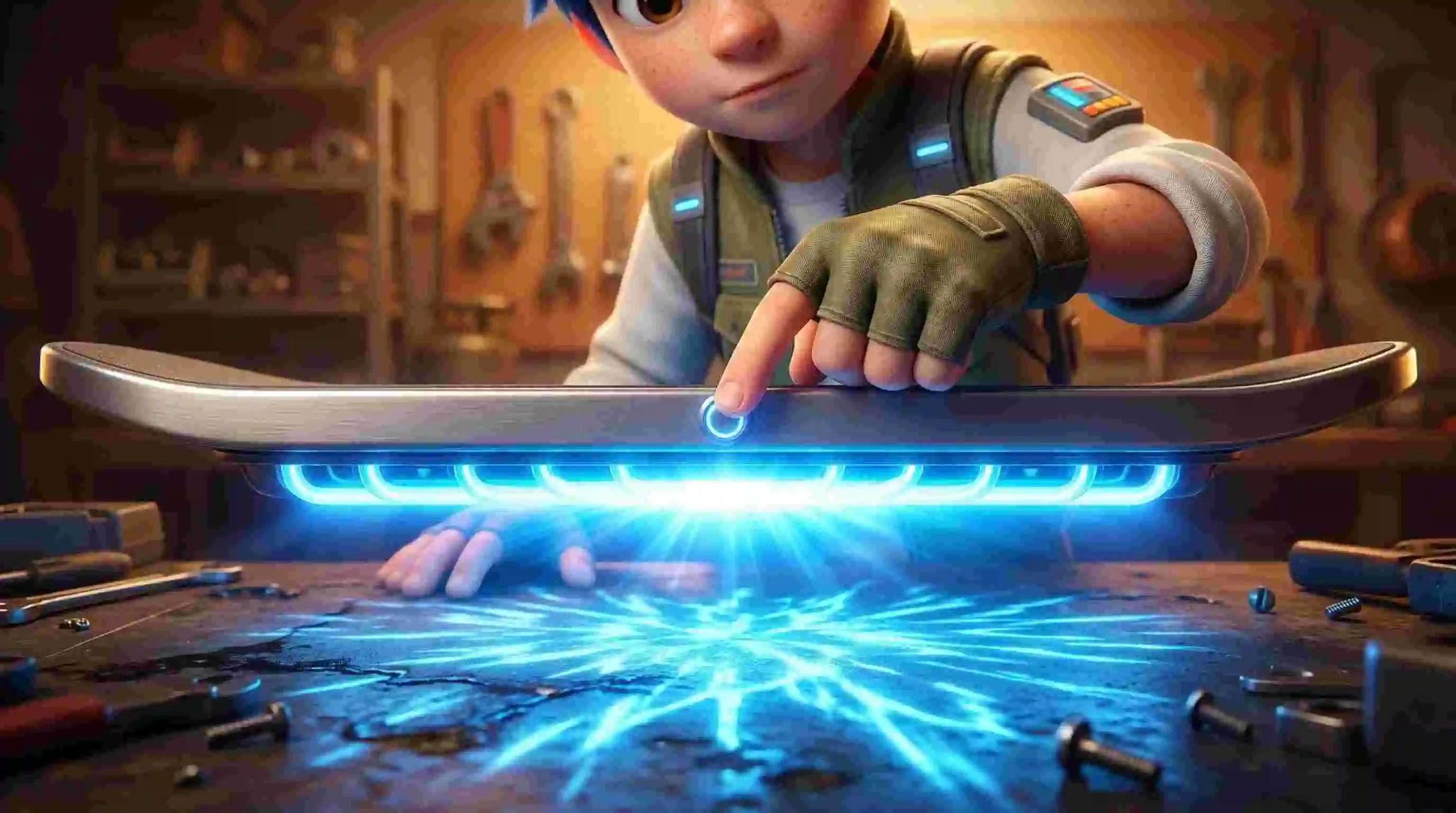 AI generated 3D cinematic kids storybook frame