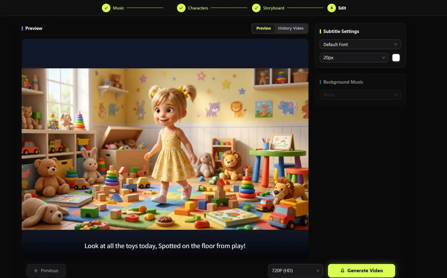 Subtitles & export