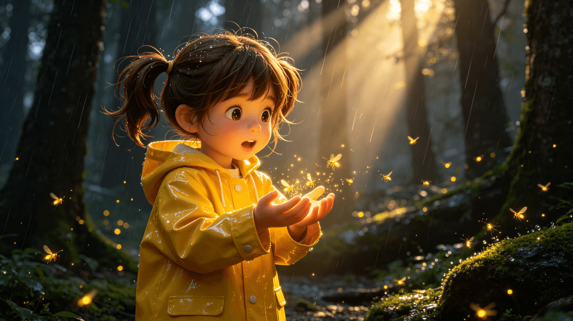 Cinematic 3D animation style for kids