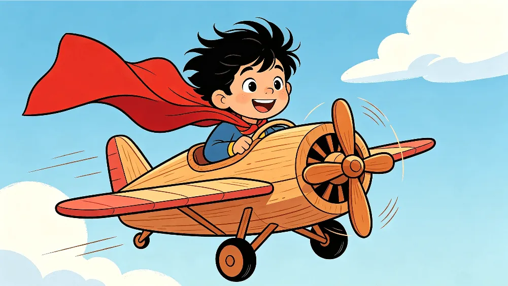 Classic 2D cartoon animation style
