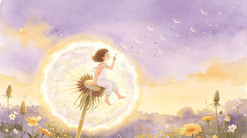 Soft watercolor animation style